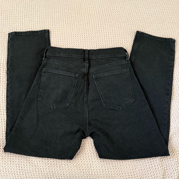 GAP High Rise Straight Jeans Washed Black Women’s 8/29 Short in Charcoal - Picture 5 of 13